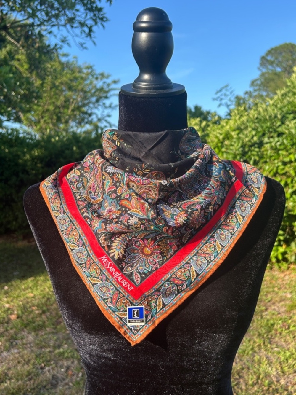 New floral Yves Saint Laurent scarf